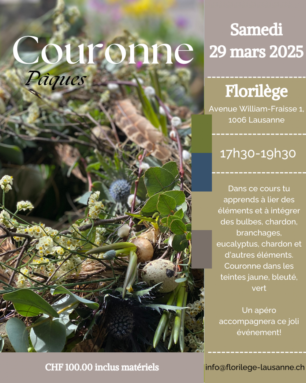 Atelier Couronne de Pâques - 29.03.25