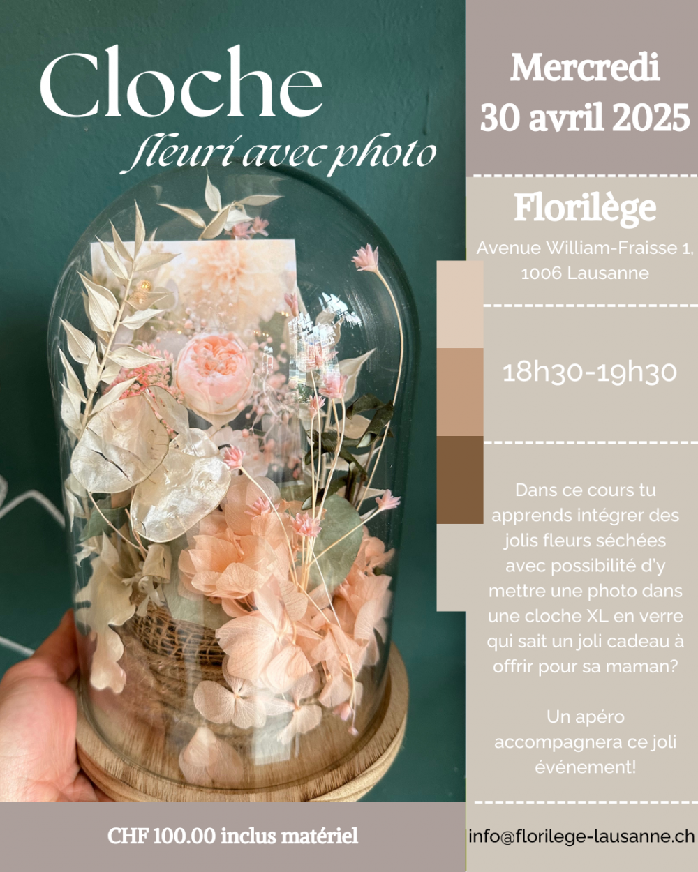 Atelier Cloche Fleurie - 30.04.25